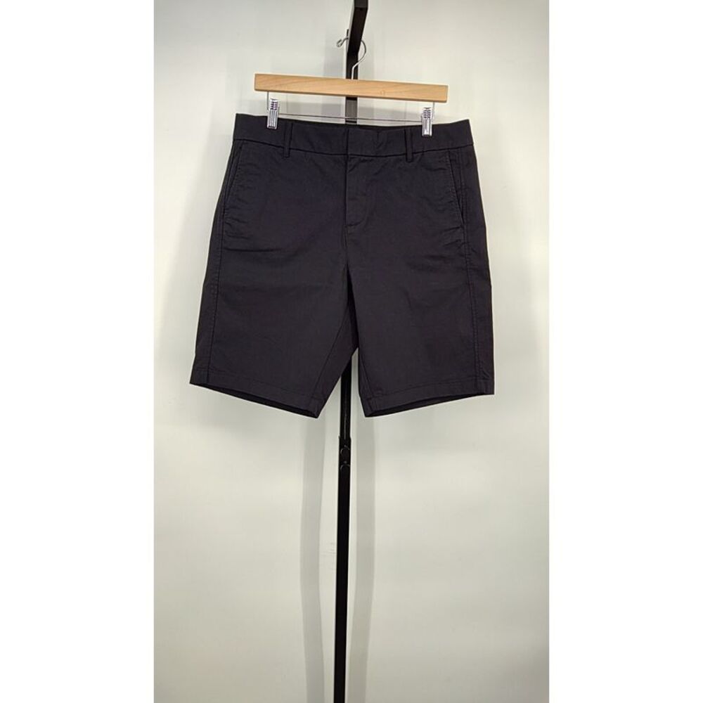 Quince Men Women Organic Stretch Cotton Chino Bermuda Shorts Black 14